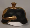 Prussian Train Officers Pickelhaube with Haarbush Visuel 4